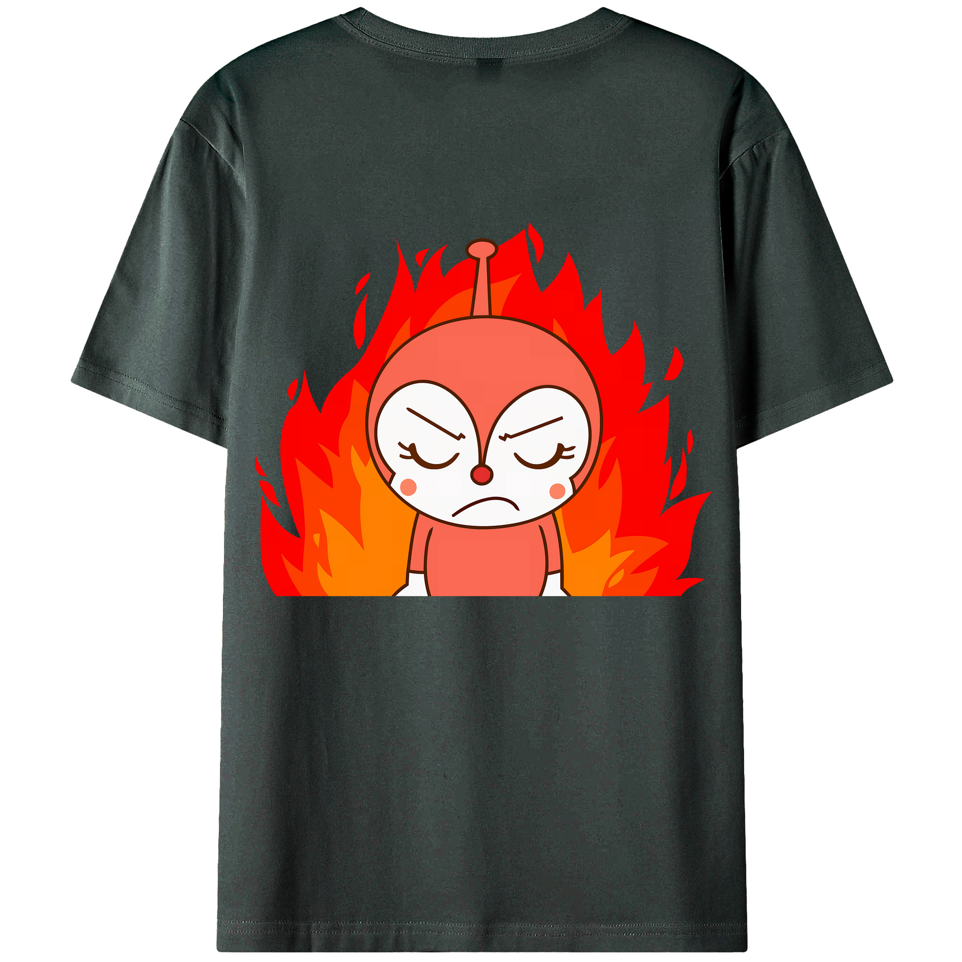 （画像用） アンパンマン Anpanman 綿100％ メンズ半袖Tシャツ（バックプリント） 通気性